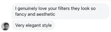 Customer feedback screenshot 2